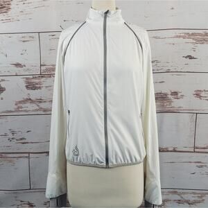Isis lightweight jacket full zip white size small